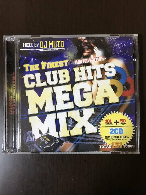 MIX CD DJ MUTO / THE FINEST CLUB HITS MEGAMIX 2CD 中古 ミックスCD ヒップホップ ラップ HIPHOP R&B