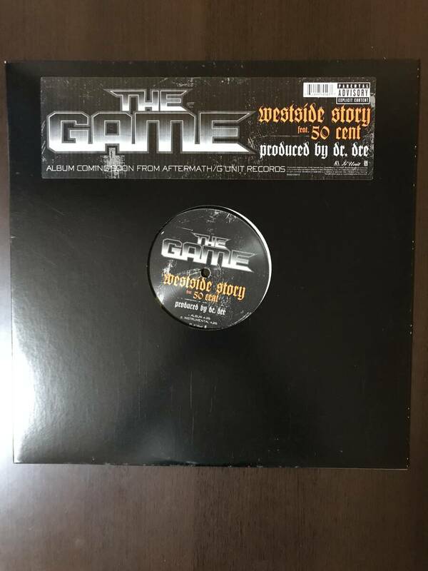 アナログ盤 THE GAME feat. 50 CENT / Westside Story 12インチ レコード LP HIPHOP R&B ラップ ヒップホップ