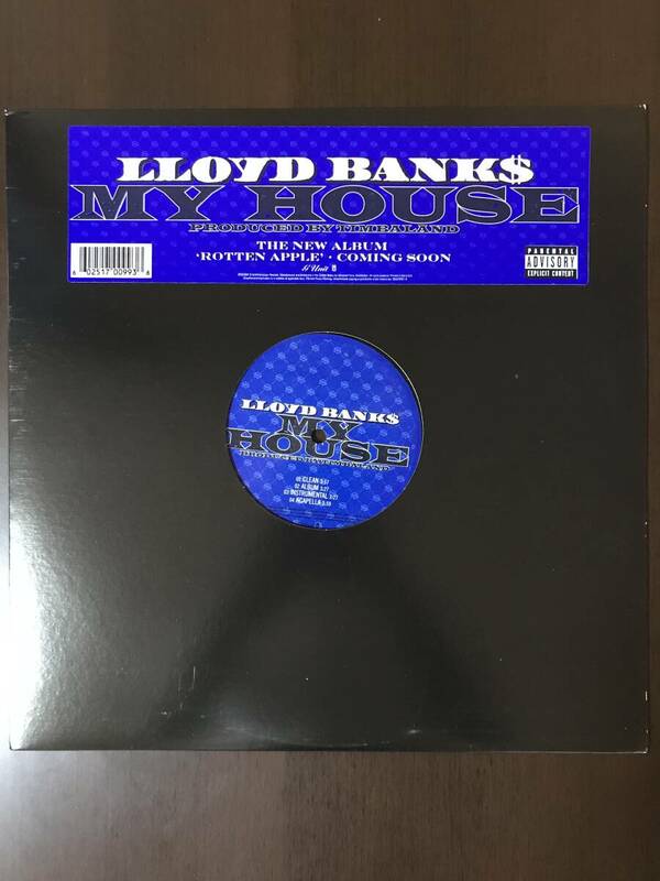 アナログ盤 LLOYD BANKS / MY HOUSE 12インチ レコード LP HIPHOP R&B ラップ ヒップホップ