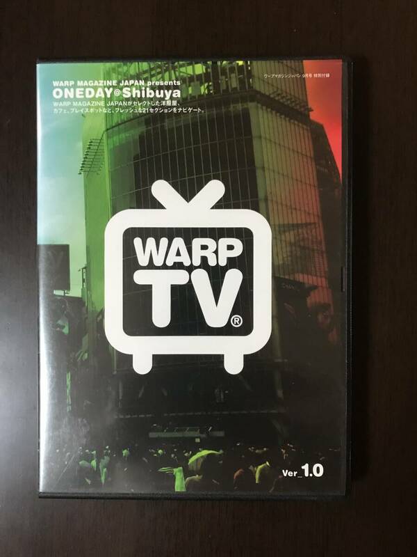 DVD VIDEO WARP TV Ver.1.0 WARP MAGAZINE JPAN presents ONEDAY@Shubuya 中古