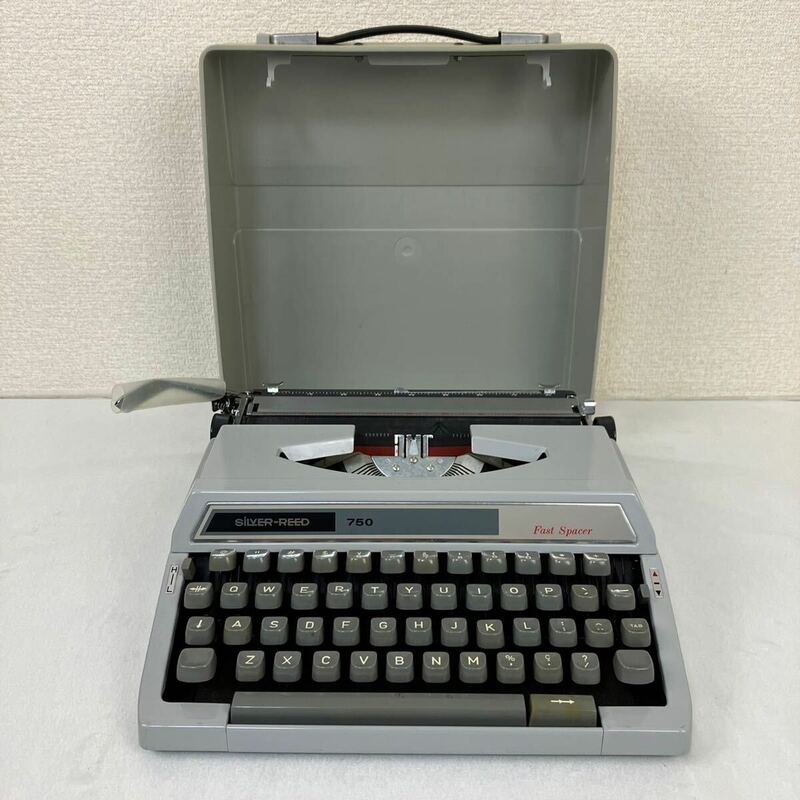 昭和レトロ タイプライター SILVER REED 750 ヴィンテージ 