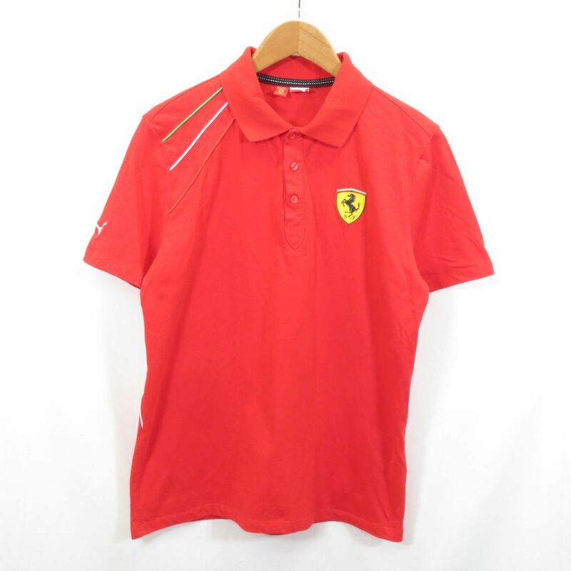 PUMA Ferrari ピット ポロシャツ sizeXL/プーマ フェラーリ 　0604
