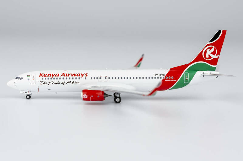 NGmodel ケニア航空 737-800 5Y-CYB 1/400
