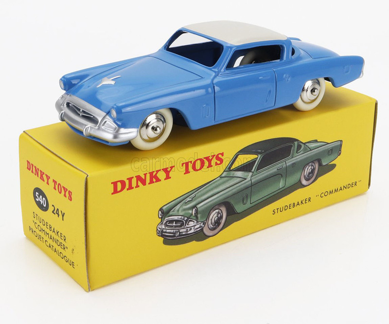 DINKY TOYS 1/43 ディンキー スチュードベーカー コマンダー 1953 ブルー STUDEBAKER COMMANDER 復刻版 ミニカー