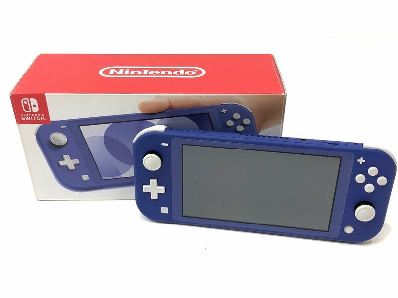 〇【5】ジャンク 初期化済み Nintendo switch Lite/スイッチライト ブルー 本体のみ 同梱不可　1円スタート