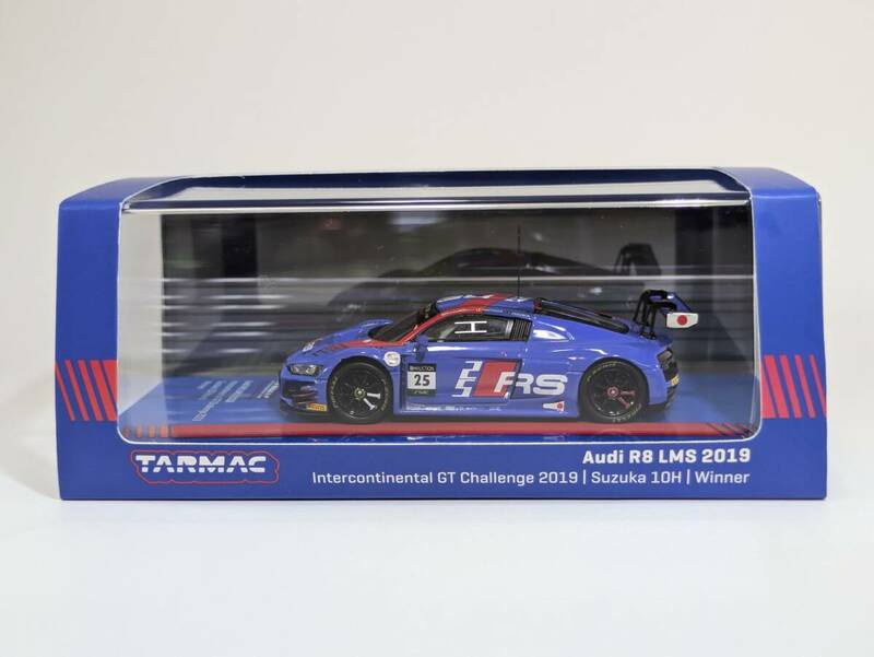 Tarmac Works 1/64 Audi アウディ R8 LMS 2019 Intercontinental GT Challenge 2019 鈴鹿10h winner 京商 トミカサイズ