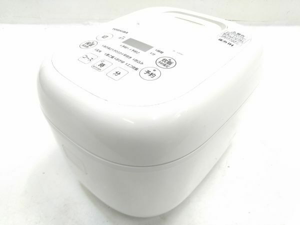 ★TOSHIBA 東芝 圧力IHジャー 炊飯器 RC-10PRP 5.5合 2020年製 家庭用 E-0605-3 ♪@100★