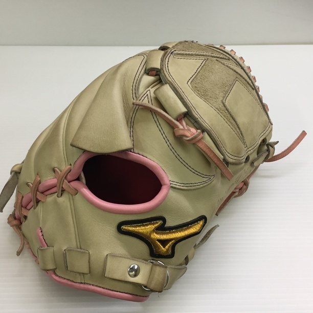 中古品 ミズノ MIZUNO ミズノプロ オーダー 硬式 投手用グローブ HAGAJAPAN 耕作印 臭い有り 1449