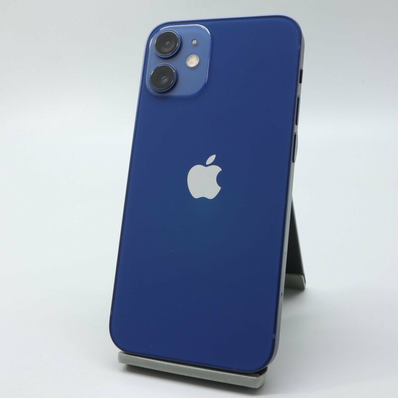 Apple iPhone12 mini 64GB Blue A2398 MGAP3J/A バッテリ85% ■SIMフリー★Joshin4966【1円開始・送料無料】