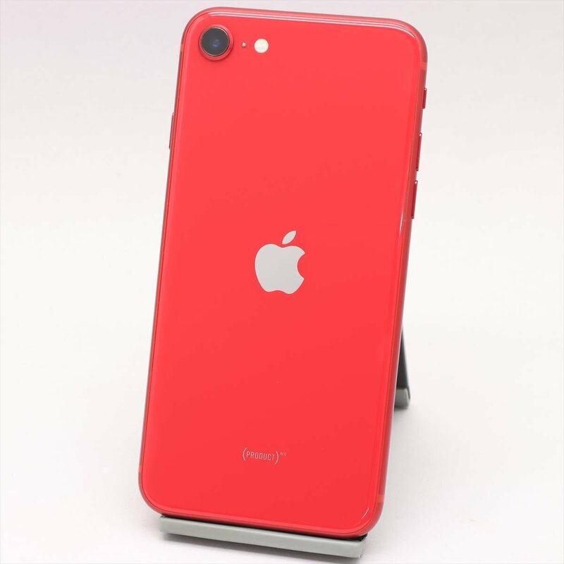 Apple iPhoneSE 64GB (第2世代) (PRODUCT)RED A2296 MHGR3J/A バッテリ83% ■SIMフリー★Joshin4806【1円開始・送料無料】