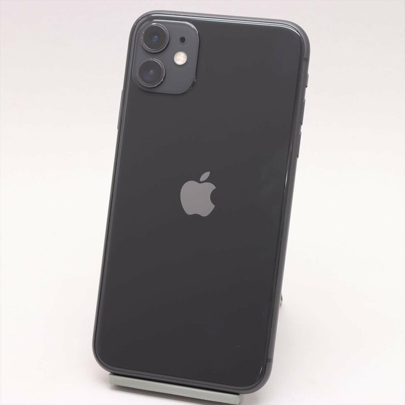 Apple iPhone11 64GB Black A2221 MWLT2J/A バッテリ82% ■SIMフリー★Joshin0670【1円開始・送料無料】