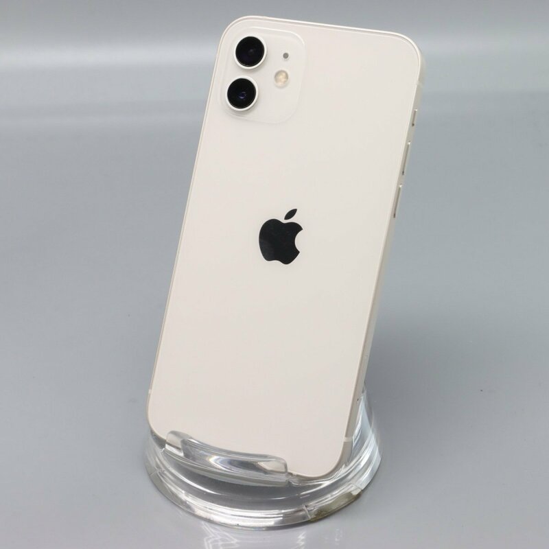 Apple iPhone12 128GB White A2402 MGHV3J/A バッテリ74% ■SIMフリー★Joshin8481【1円開始・送料無料】