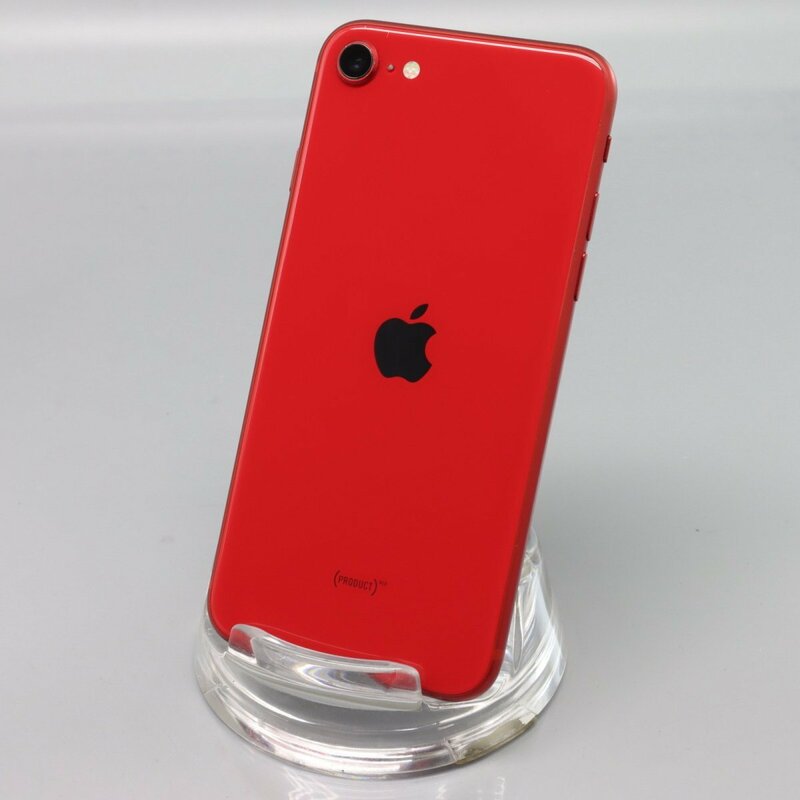 Apple iPhoneSE 64GB (第2世代) (PRODUCT)RED A2296 MHGR3J/A バッテリ77% ■SIMフリー★Joshin5162【1円開始・送料無料】