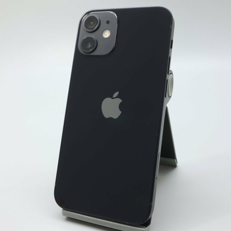 Apple iPhone12 mini 256GB Black A2398 MGDR3J/A バッテリ83% ■SIMフリー★Joshin9573【1円開始・送料無料】