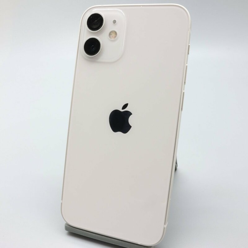 Apple iPhone12 mini 64GB White A2398 MGA63J/A バッテリ81% ■au★Joshin2678【1円開始・送料無料】