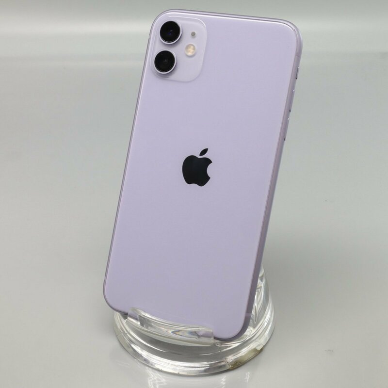 Apple iPhone11 128GB Purple A2221 MHDM3J/A バッテリ75% ■SIMフリー★Joshin8445【1円開始・送料無料】