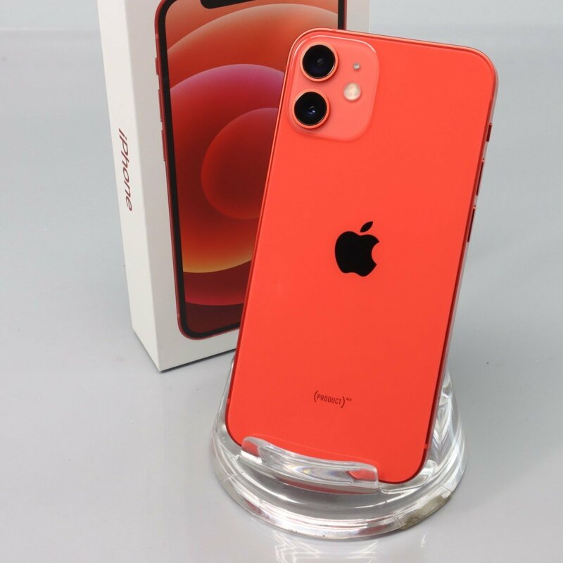 Apple iPhone12 mini 64GB (PRODUCT)RED A2398 MGAE3J/A バッテリ83% ■SIMフリー★Joshin1574【1円開始・送料無料】