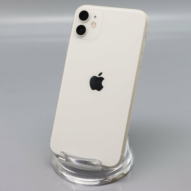 Apple iPhone11 128GB White A2221 MWM22J/A バッテリ81% ■SIMフリー★Joshin6397【1円開始・送料無料】