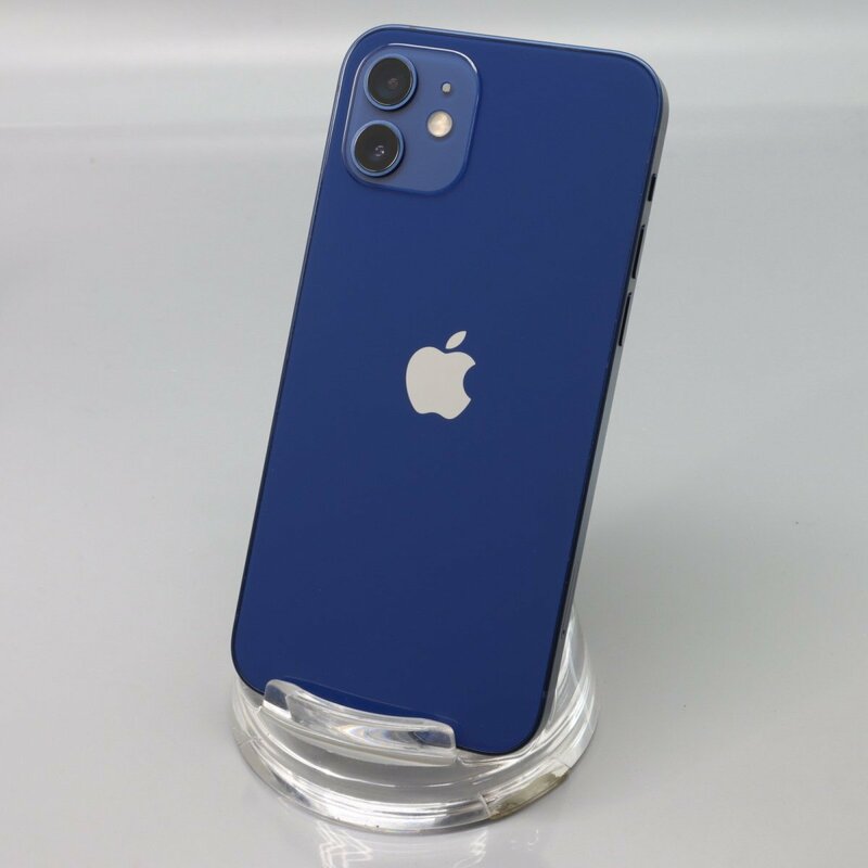 Apple iPhone12 128GB Blue A2402 MGHX3J/A バッテリ100% ■au★Joshin6822【1円開始・送料無料】