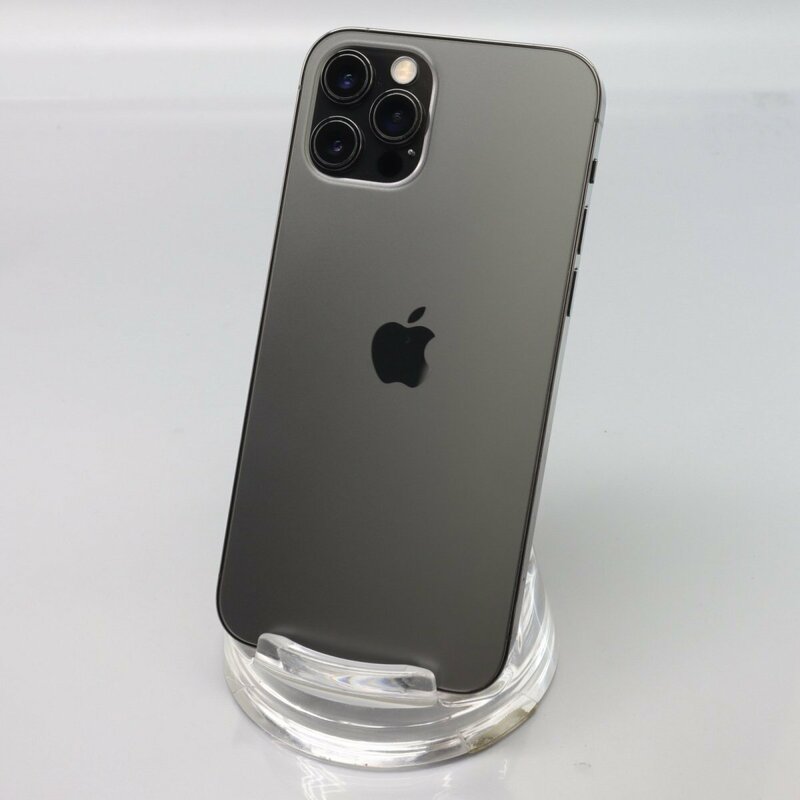 Apple iPhone12 Pro 128GB Graphite A2406 MGM53J/A バッテリ83% ■au★Joshin9022【1円開始・送料無料】