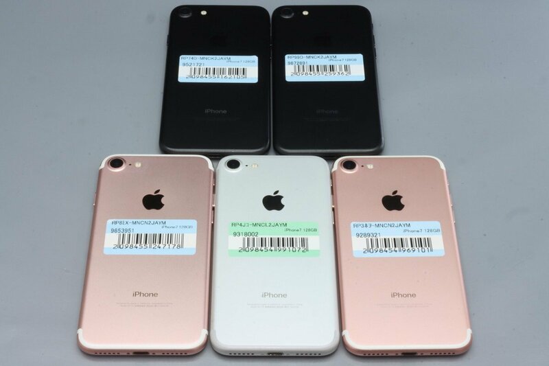 Apple iPhone7 128GB 5台セット ■Y!mobile★Joshin(ジャンク)1072【1円開始・送料無料】