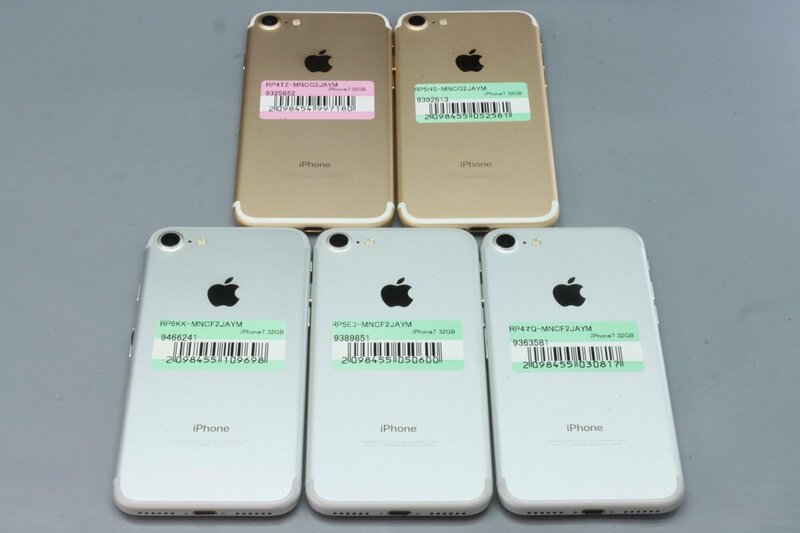Apple iPhone7 32GB 5台セット ■Y!mobile★Joshin(ジャンク)7180【1円開始・送料無料】