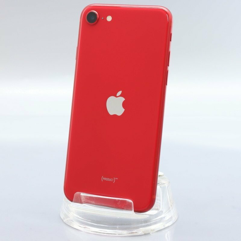 Apple iPhoneSE 64GB (PRODUCT)RED (第2世代) A2296 MHGR3J/A バッテリ84% ■ソフトバンク★Joshin6970【1円開始・送料無料】