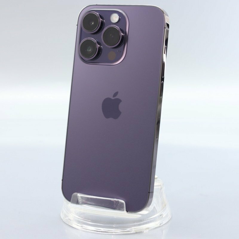 Apple iPhone14 Pro 256GB Deep Purple A2889 MQ1E3J/A バッテリ93% ■SIMフリー★Joshin5684【1円開始・送料無料】