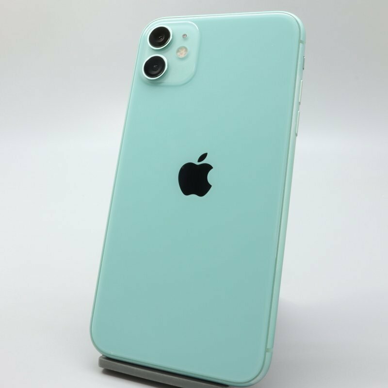 Apple iPhone11 128GB Green A2221 MWM62J/A バッテリ77% ■SIMフリー★Joshin4060【1円開始・送料無料】