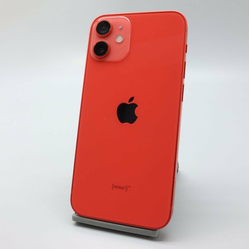 Apple iPhone12 mini 128GB (PRODUCT)RED A2398 MGDN3J/A バッテリ86% ■ソフトバンク★Joshin8901【1円開始・送料無料】