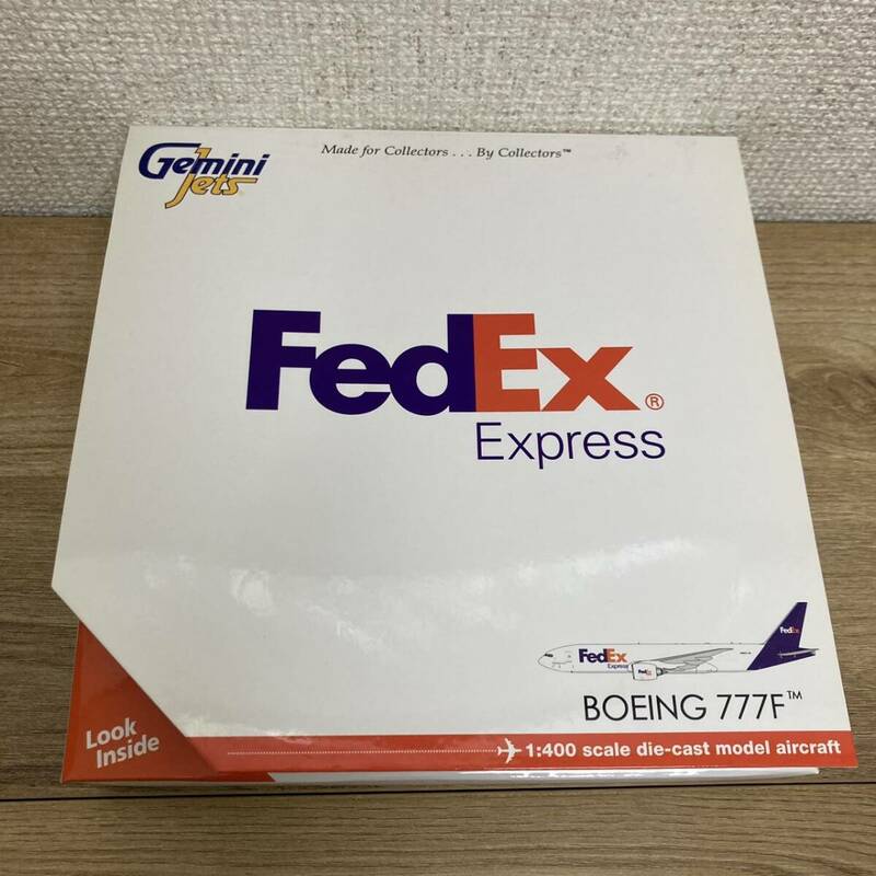 [6-22]【未使用品】Gemini Jets FedEx BOEING 777F 1/400 完成品 飛行機【宅急便コンパクト】