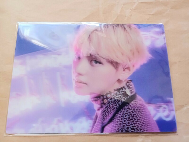 BTS WINGS 3D POSTCARD レンチキュラー ポストカード V ヴィ　テヒョン　テテ　ブイ　ハガキ