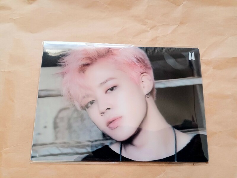 BTS YOU NEVER WALK ALONE 3D POSTCARD レンチキュラー ポストカード JIMIN ジミン　ハガキ YNWA