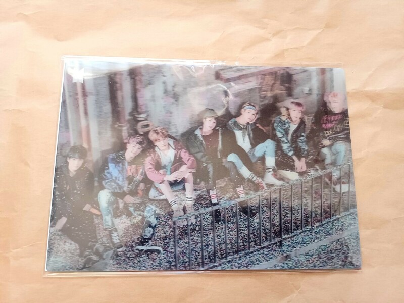 BTS YOU NEVER WALK ALONE 3D POSTCARD レンチキュラー ポストカード オール　メンバー　全員　ALL　ハガキ YNWA 