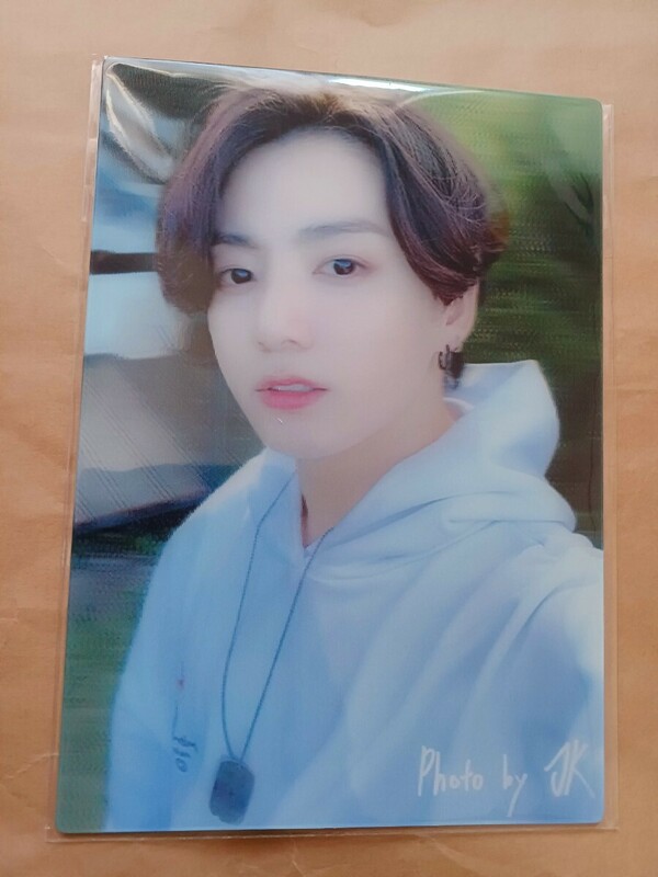 BTS BE 3D POSTCARD レンチキュラー ポストカード JK JUNGKOOK ジョングク　ハガキ