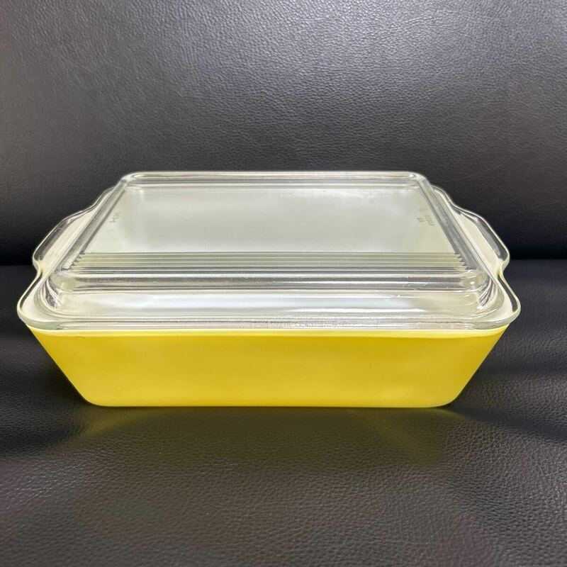 オールドパイレックス Pyrex リフリジレーター 蓋つき キャセロール グラタン 耐熱ガラス レトロ ミルクガラス ビンテージ アメリカ製