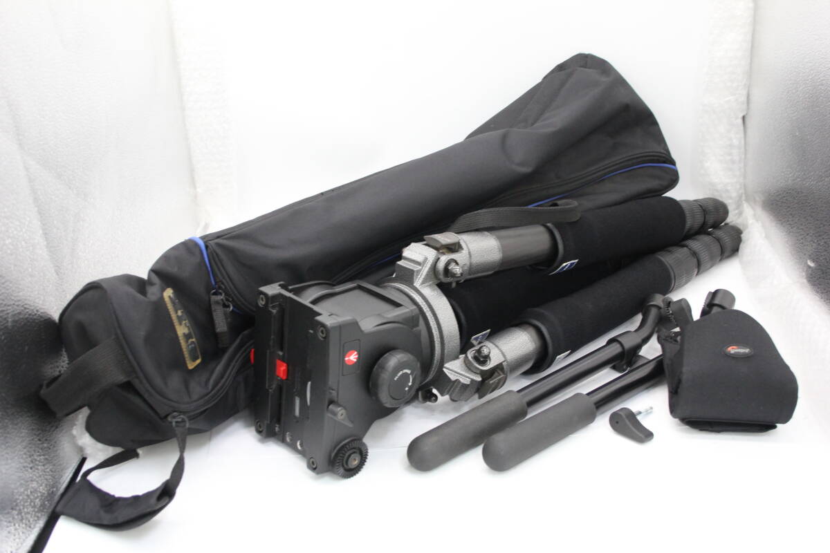 【返品保証】 ジッツォ GITZO G1548 Manfrotto 516 雲台 SLIKソフトケース付き 三脚 v2010