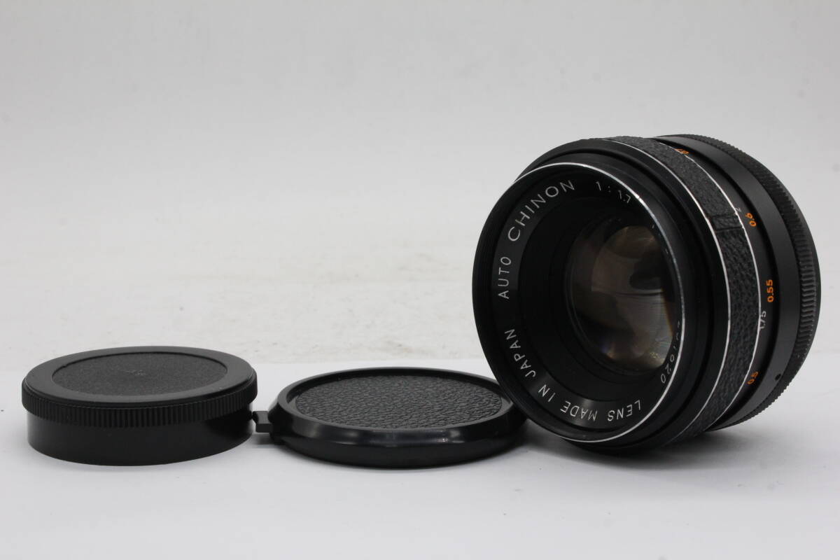【返品保証】 【希少】 チノン Auto Chinon 55mm F1.7 M42マウントレンズ v2180