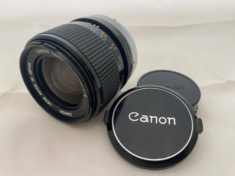 ◆動作品◆ Canon キャノン FD 35mm F2 S.S.C 単焦点 広角レンズ ♯2405291 