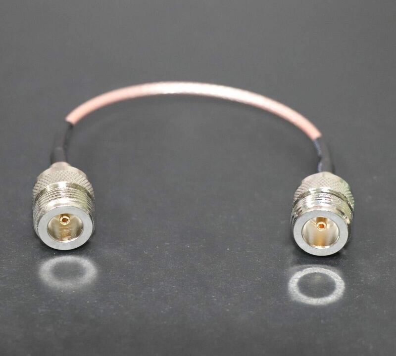 UHF用の室内引き込みすきまケーブル RG316テフロンケーブル（長さ15cm）両端N型コネクター430/1200Mhz帯に最適な隙間ケーブル 新品送料無料