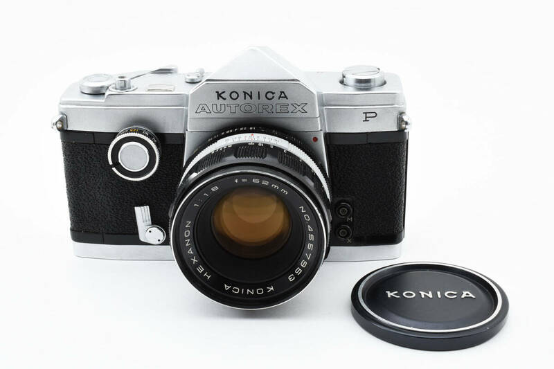 [並品] Konica AUTOREX P フル & ハーフ フレーム Film Camera 52mm f1.8 コニカ 35mm フィルム カメラ MF 動作確認済み