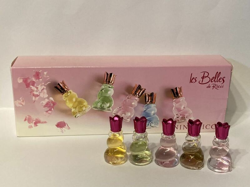 I4F314◆ ニナリッチ NINA RICCI レベル ドゥ リッチ ミニボトル オードトワレ EDT 香水 4ml×5本セット