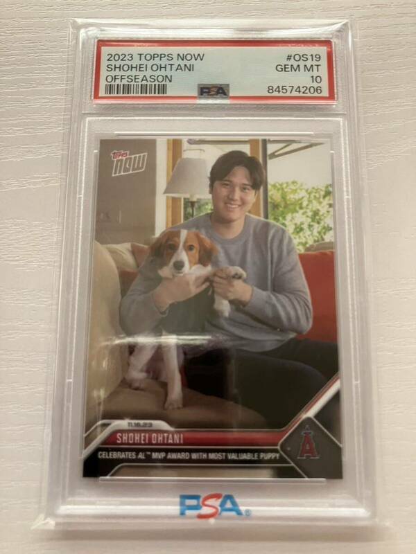 ☆PSA10☆ 2023 TOPPS NOW OFFSEASON #OS19 大谷翔平 デコピン