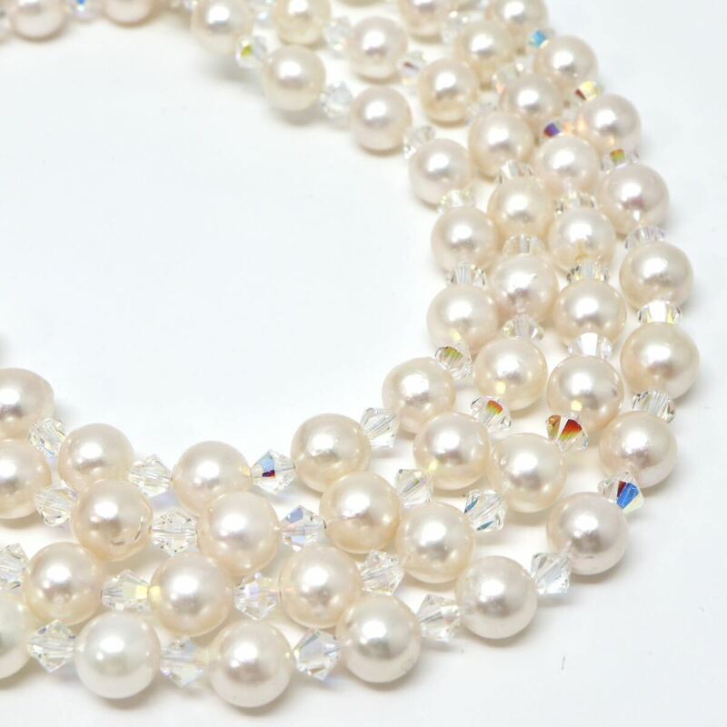 ◆アコヤ本真珠ネックレス◆J 約68.4g 約120.5cm 7.0mm珠 pearl パール jewelry necklace ジュエリー DE5/EA4