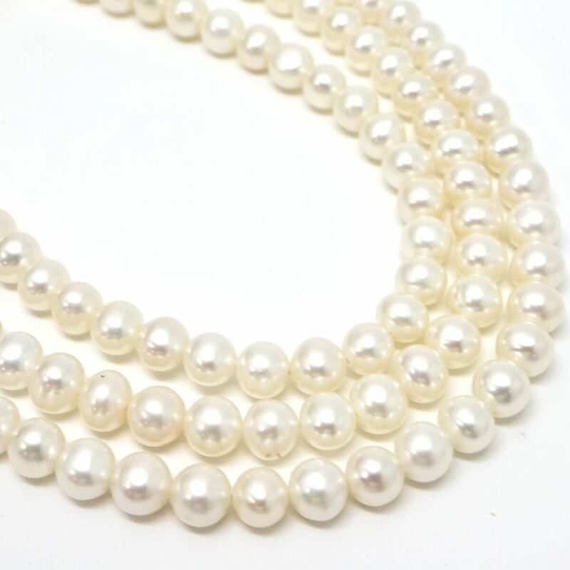 ◆本真珠ネックレス◆J 約47.1g 約80.0cm pearl パール jewelry necklace ジュエリー DA3/DA4