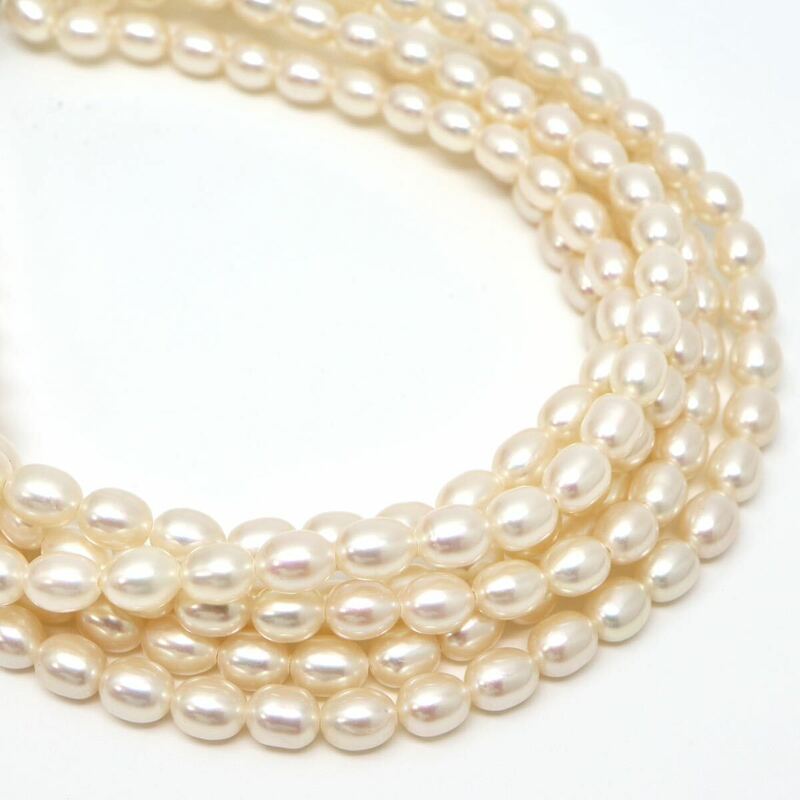 ◆本真珠ネックレス◆J 約46.2g 約49.5cm pearl パール jewelry necklace ジュエリー DA0/DA5