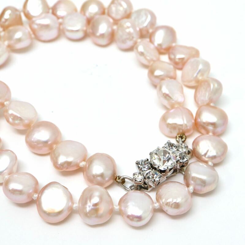 ◆本真珠ネックレス◆J 約29.5g 約40.5cm pearl パール jewelry necklace ジュエリー CE0/DA0