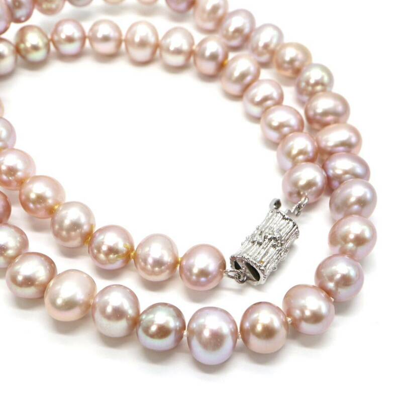 ◆本真珠ネックレス◆J 約40.7g 約44.0cm pearl パール jewelry necklace ジュエリー DA5/DA5