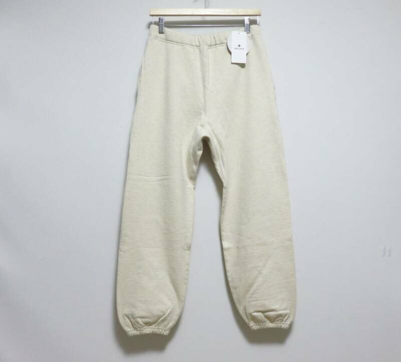 送料無料 新品 snow peak Recycled Cotton Sweat Pants S オートミール スノーピーク スウェットパンツ