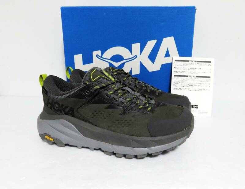 送料無料 新品 HOKA ONEONE KAHA LOW GTX 8 グレー ヌバック Vibram GORE-TEX ホカ オネオネ カハ ロー ゴアテックス ビブラム ONE ONE 26